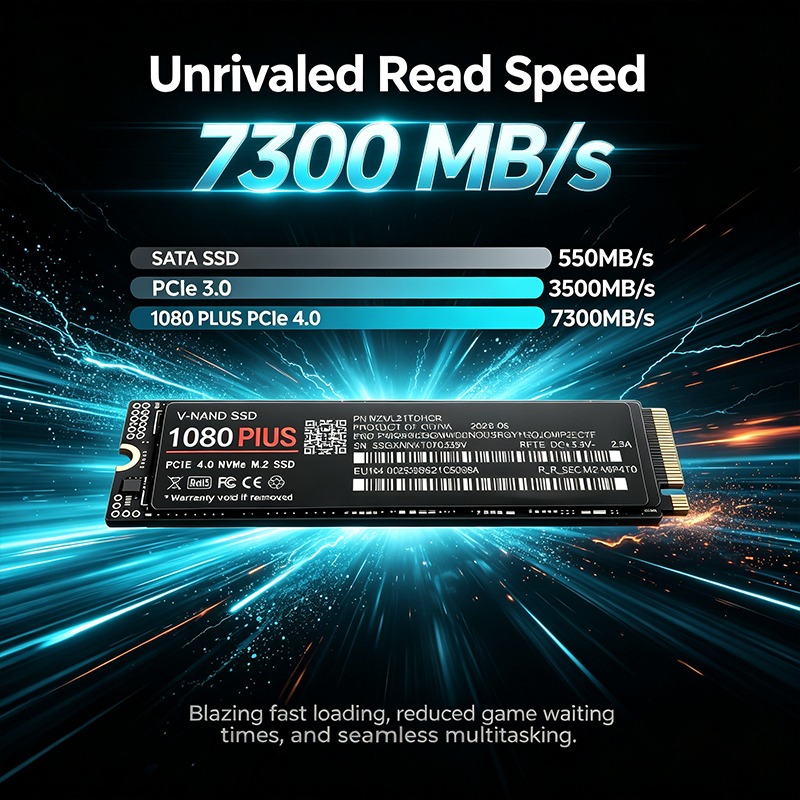1080 Plus M.2 NVMe PCIe 4.0 ได - M.2 Nvme 4Tb Pcie 4.0 Ssd บทวิจารณ์และราคา