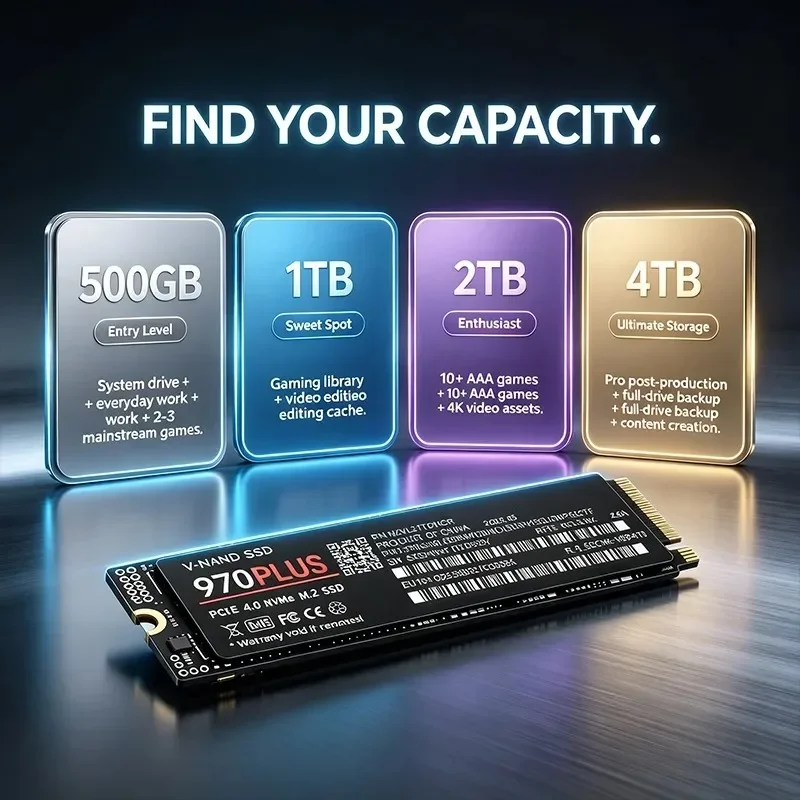 970 PRO 7300MB/s PCIe 4.0 X4 M - M.2 Nvme 4Tb Pcie 4.0 Ssd บทวิจารณ์และราคา