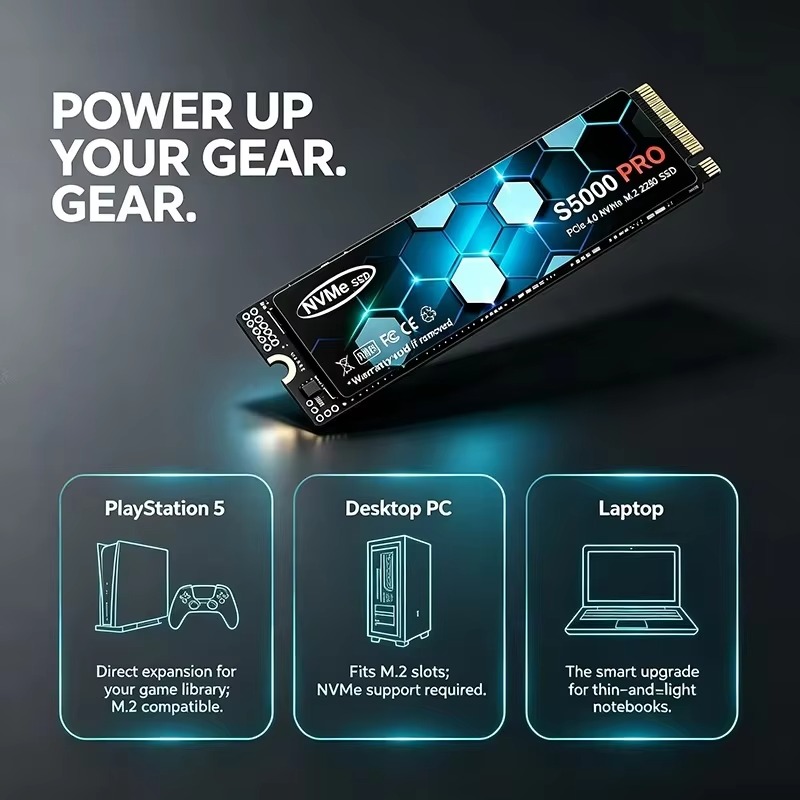 ฮาร์ดดิสก์ SSD รุ่นใหม่ S5000  - M.2 Nvme 4Tb Pcie 4.0 Ssd บทวิจารณ์และราคา