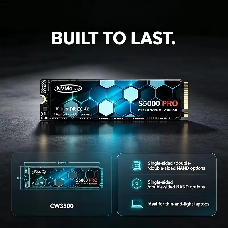 ฮาร์ดดิสก์ SSD รุ่นใหม่ S5000  - M.2 Nvme 4Tb Pcie 4.0 Ssd บทวิจารณ์และราคา