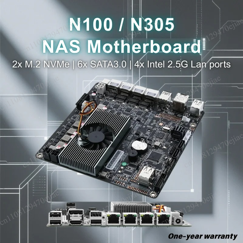 เมนบอร์ด NAS 6 ช่อง N100 Mini  - Nas Motherboard N100 6 Sata บทวิจารณ์และราคา