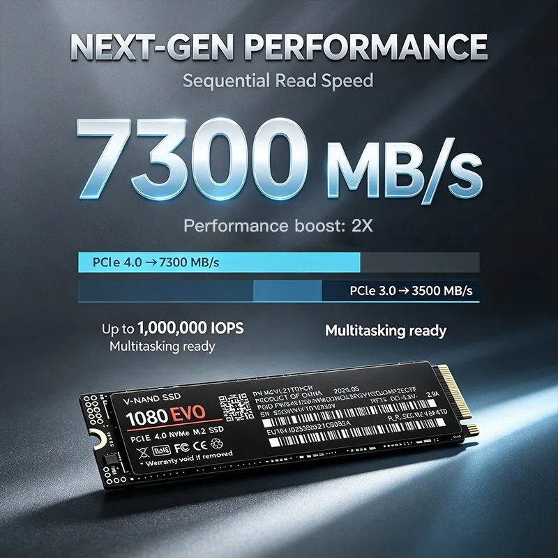1080 EVO M.2 NVMe PCIe 4.0 SSD - M.2 Nvme 4Tb Pcie 4.0 Ssd บทวิจารณ์และราคา