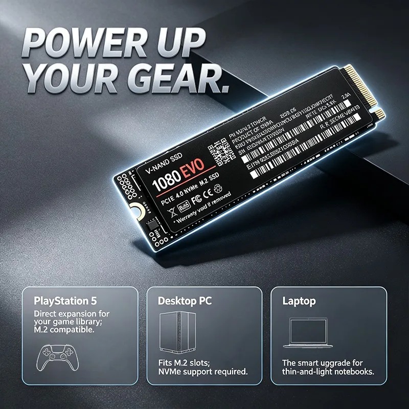 1080 EVO M.2 NVMe PCIe 4.0 SSD - M.2 Nvme 4Tb Pcie 4.0 Ssd บทวิจารณ์และราคา