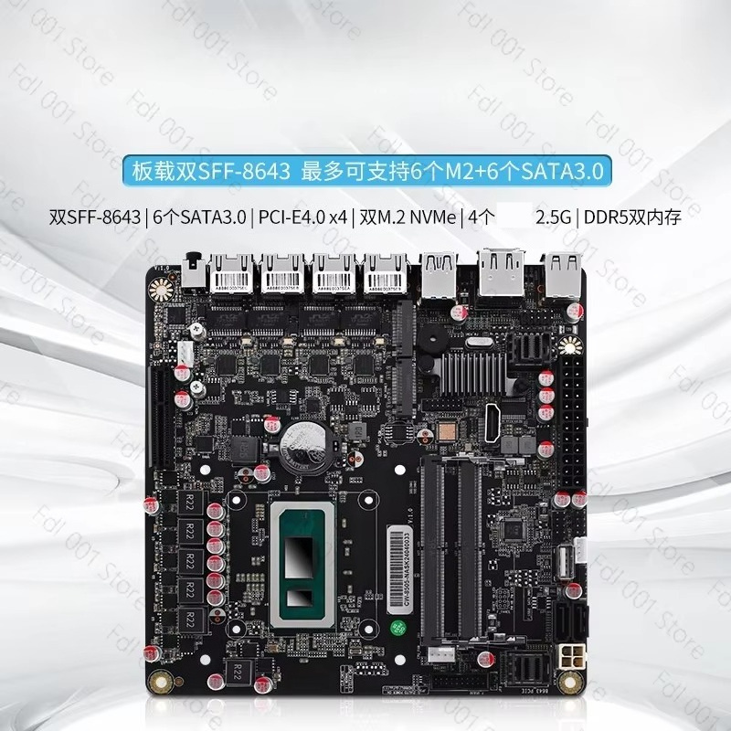 เมนบอร์ด NAS รุ่น N5105 8505 N - Nas Motherboard N100 6 Sata บทวิจารณ์และราคา